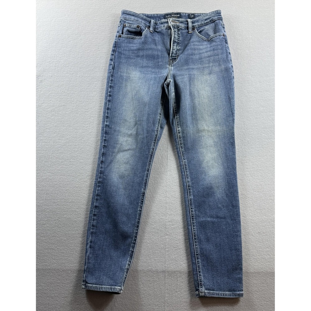 Lucky Brand Jeans Womens 8/29 Blue Med Wash Slim Ankle Stretch Denim 28x25